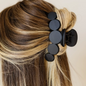 Black Circles Claw Clip Ivy + Cloth