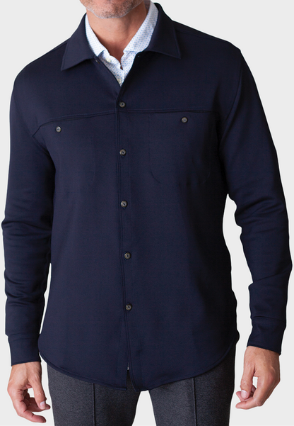 City CPO Shirt Jacket - Black Buki