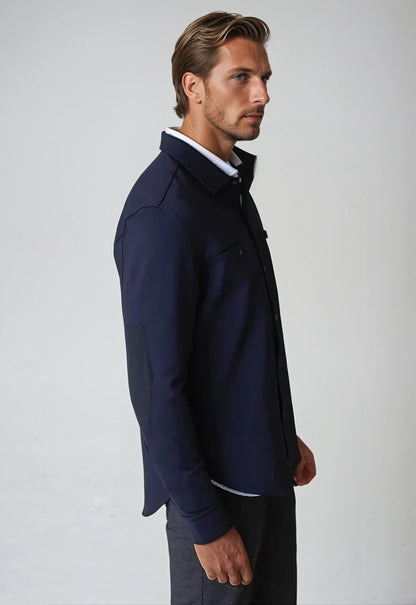 City CPO Shirt Jacket - Navy Buki