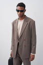 Classic Double Breasted Blazer Suit Withinblack