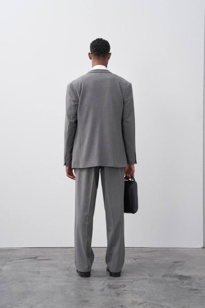 Classic Double Breasted Blazer Suit Withinblack