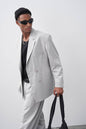 Classic Double Breasted Blazer Suit Withinblack