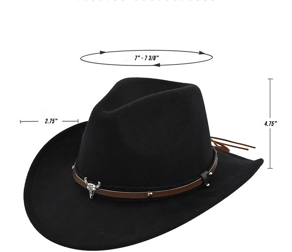 The Cleveland - Classic Bar Cowboy Hat - Wool Felt, Stylish & Durable Country in My Heart