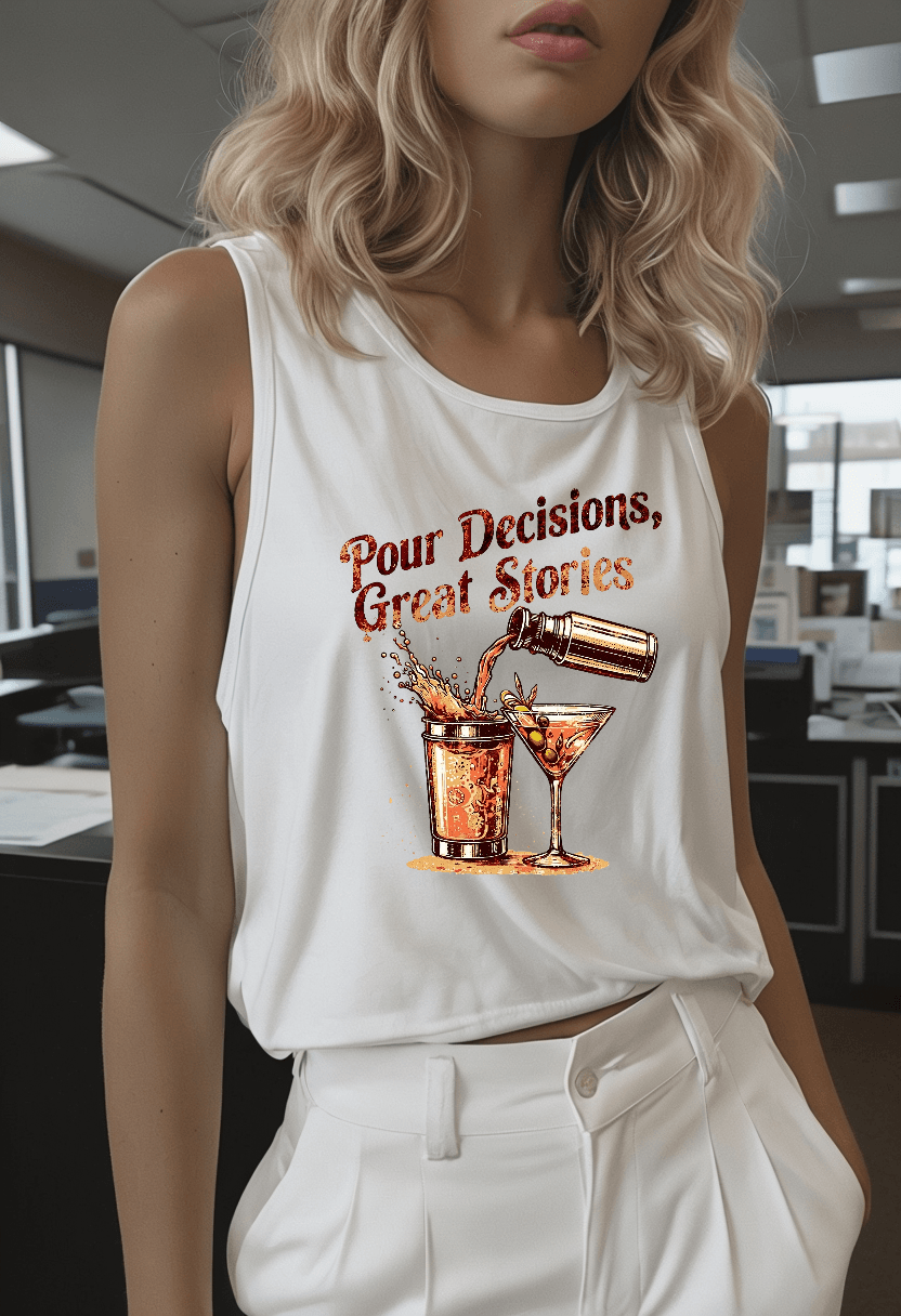 Pour Decisions Womens Racer Back Tank Top Country in My Heart