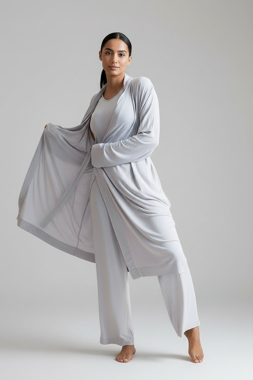 Collagen Lounge Pant - Pearl Grey Buki