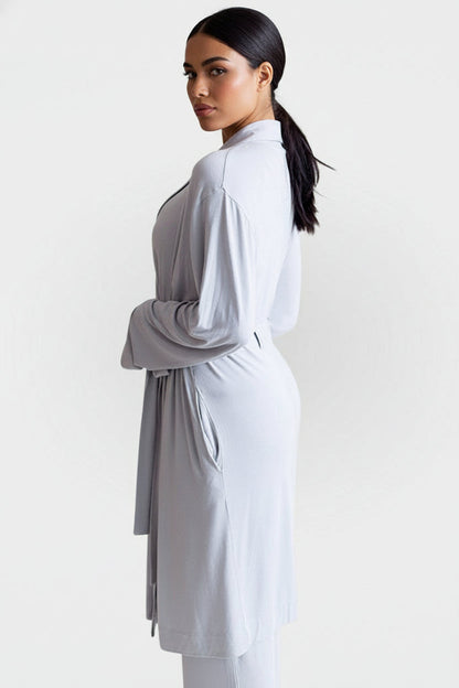 Collagen Lounge Robe - Black Buki