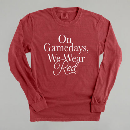 On Gamedays, We Wear Red Ivy + Cloth