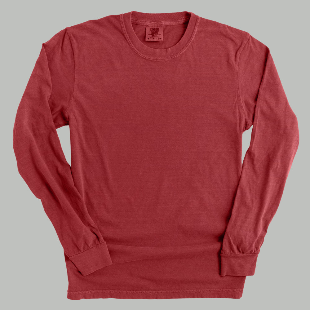 Comfort Colors Long Sleeve Blank Ivy + Cloth