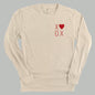 XOXO Heart (Left Chest) Ivy + Cloth