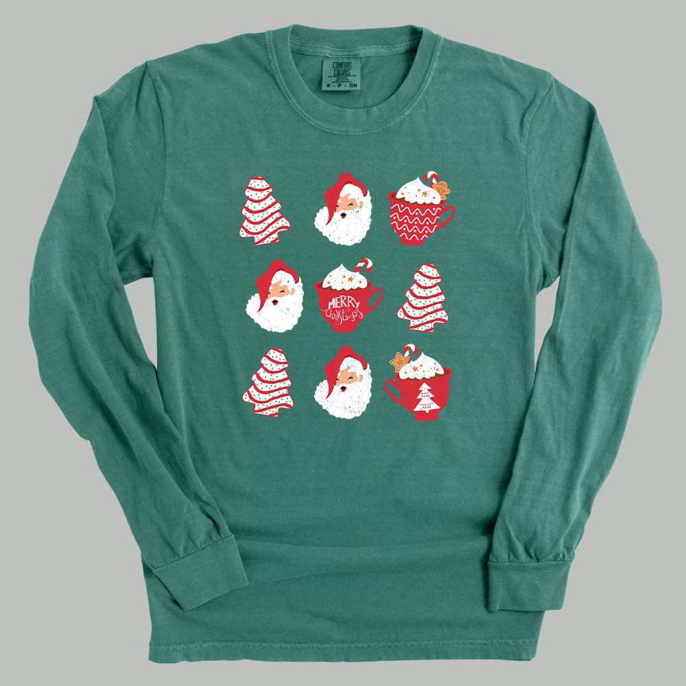 Christmas Tree Cake Santa Ivy + Cloth