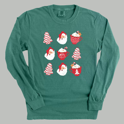 Christmas Tree Cake Santa Ivy + Cloth