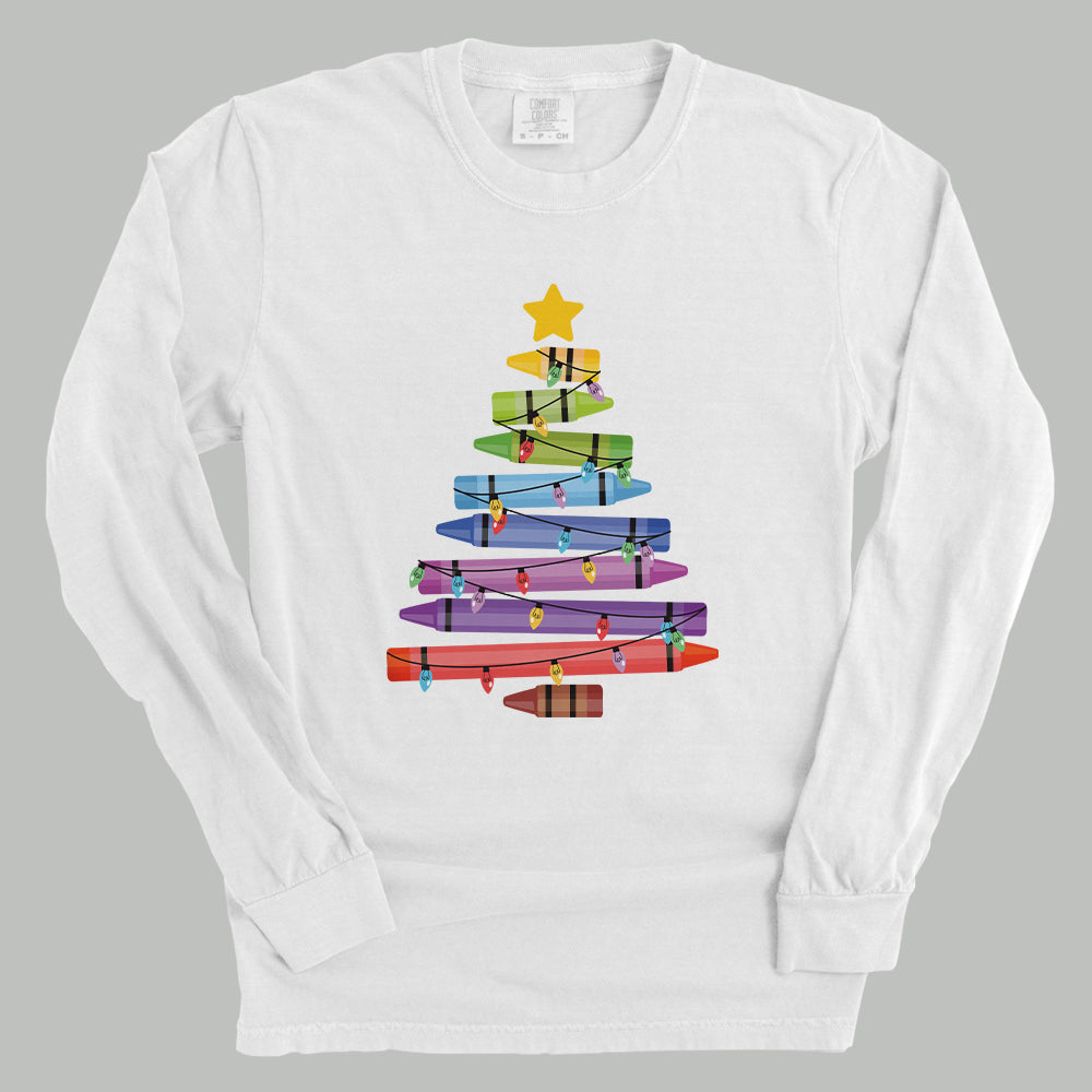 Crayon Christmas Tree Ivy + Cloth