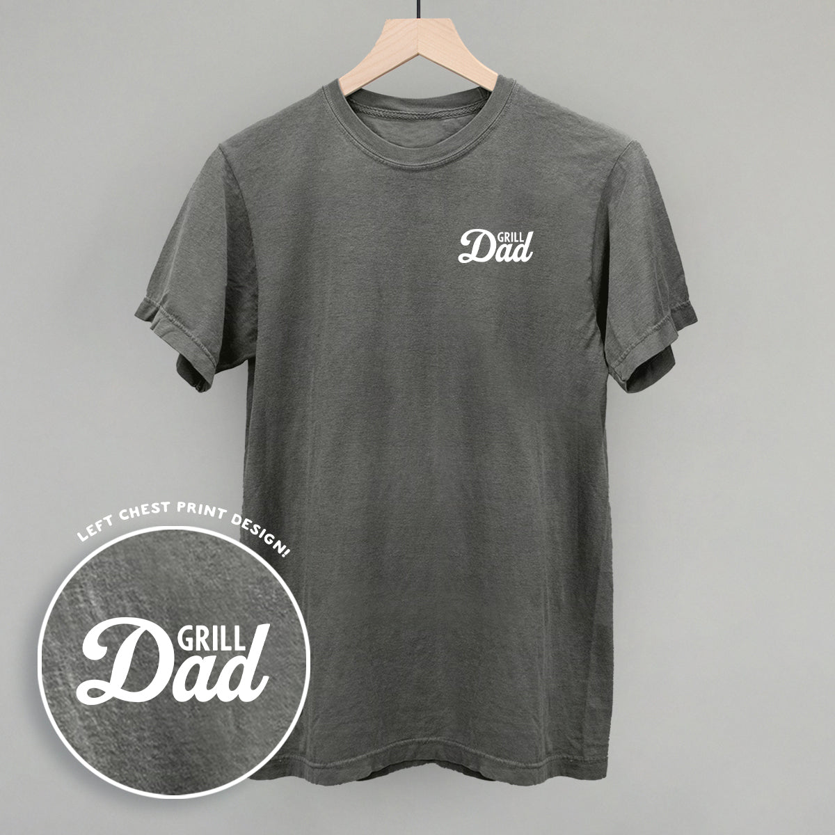 Grill Dad (White) (Left Chest) Ivy + Cloth