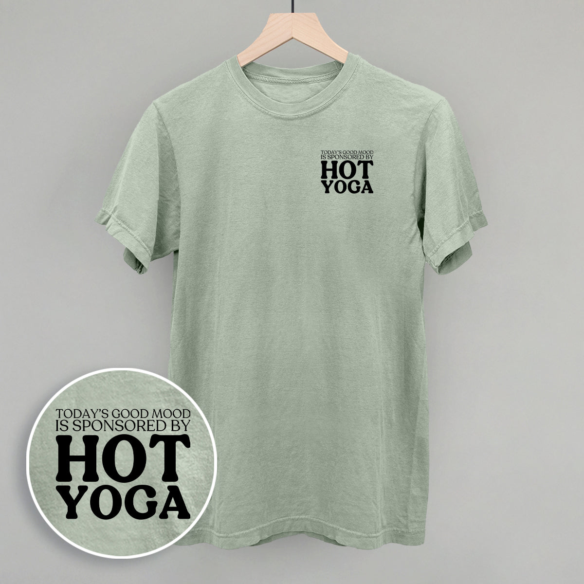 Mood Sponsored By Hot Yoga (Left Chest) Ivy + Cloth