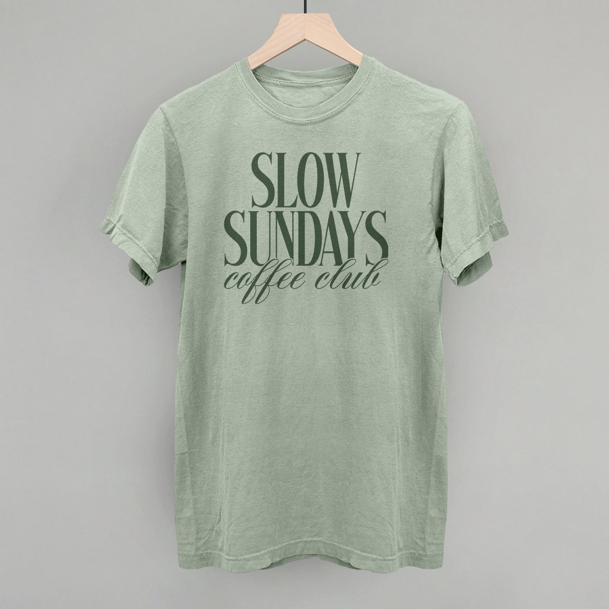 Slow Sundays Coffee Club (Green) Ivy + Cloth