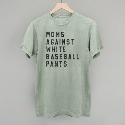 Moms Against White Baseball Pants Ivy + Cloth