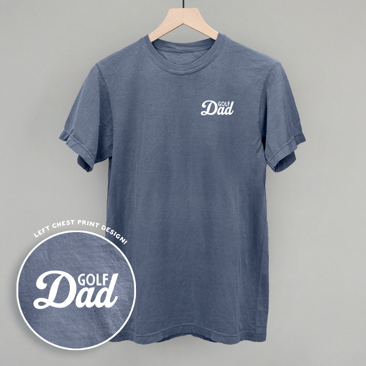 Golf Dad (White) (Left Chest) Ivy + Cloth