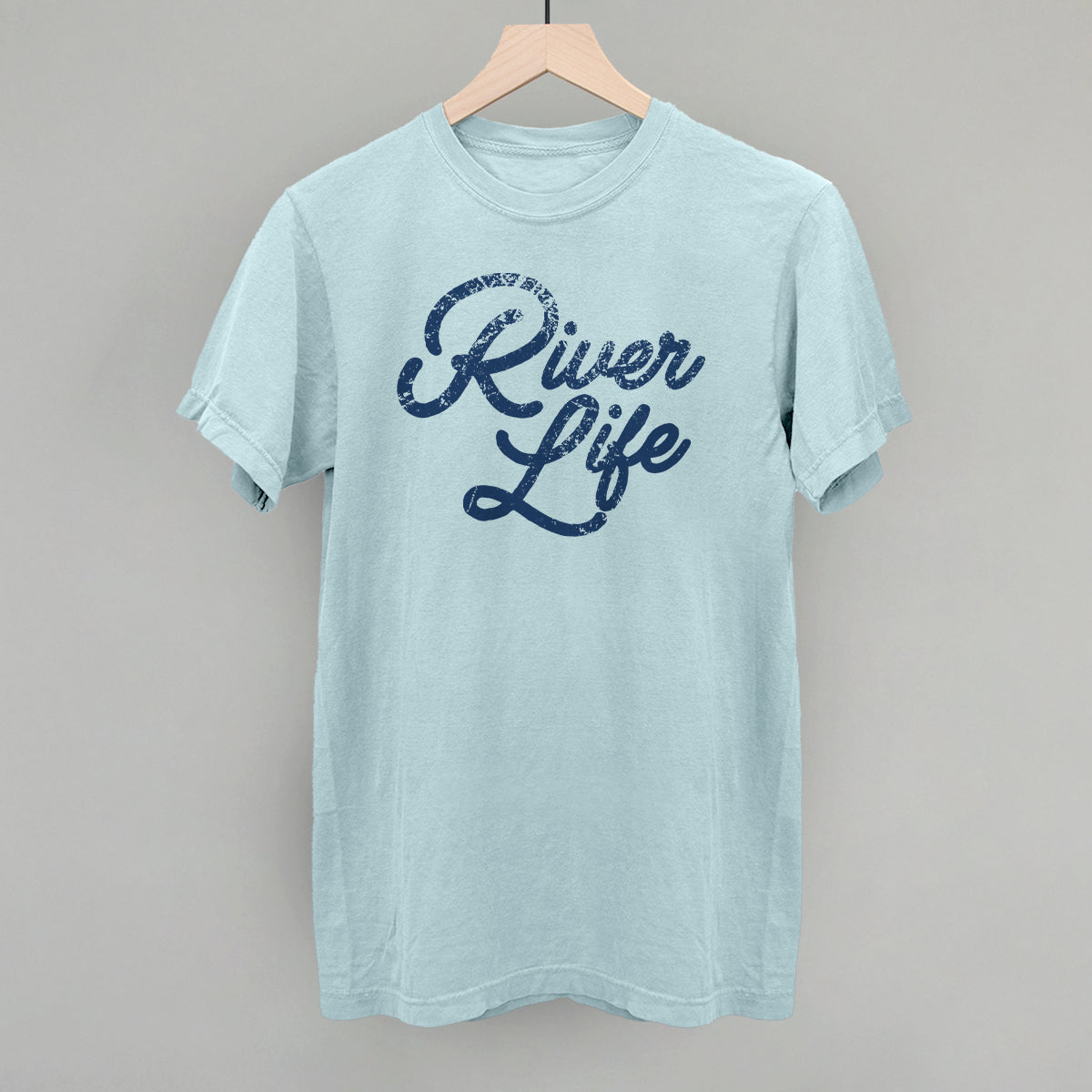 River Life (Distressed Script) Ivy + Cloth