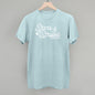 Stars & Stripes White Script Ivy + Cloth