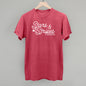Stars & Stripes White Script Ivy + Cloth