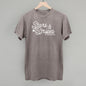 Stars & Stripes White Script Ivy + Cloth