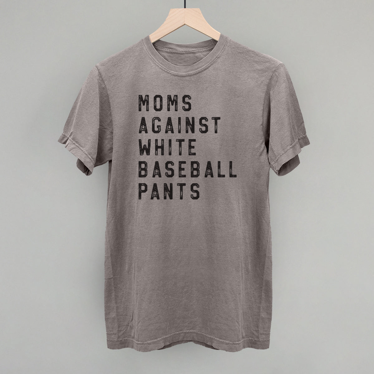 Moms Against White Baseball Pants Ivy + Cloth