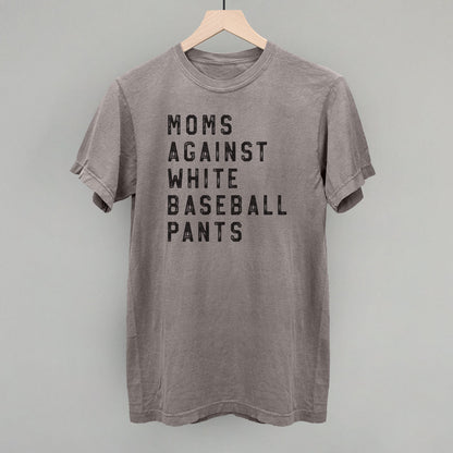 Moms Against White Baseball Pants Ivy + Cloth