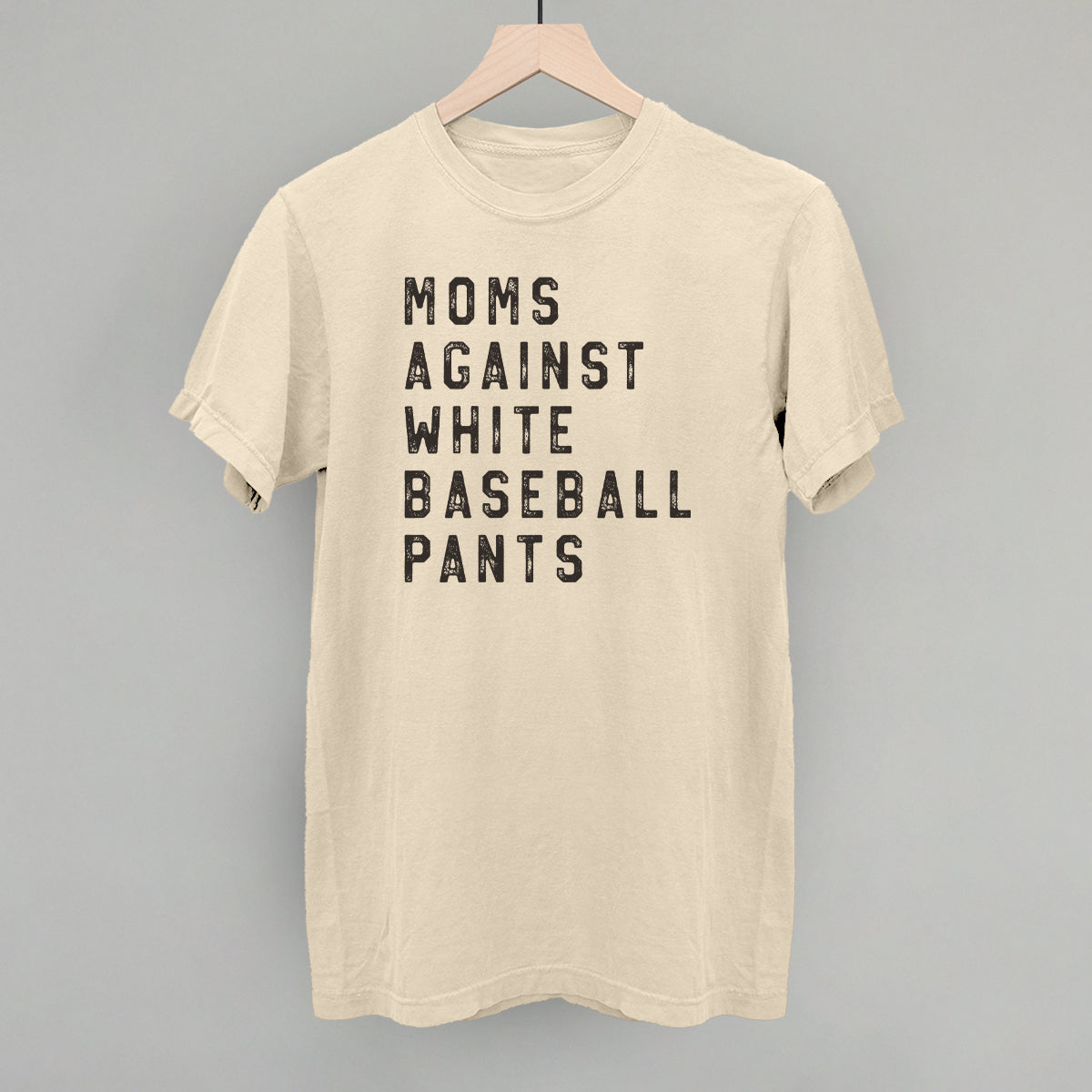 Moms Against White Baseball Pants Ivy + Cloth