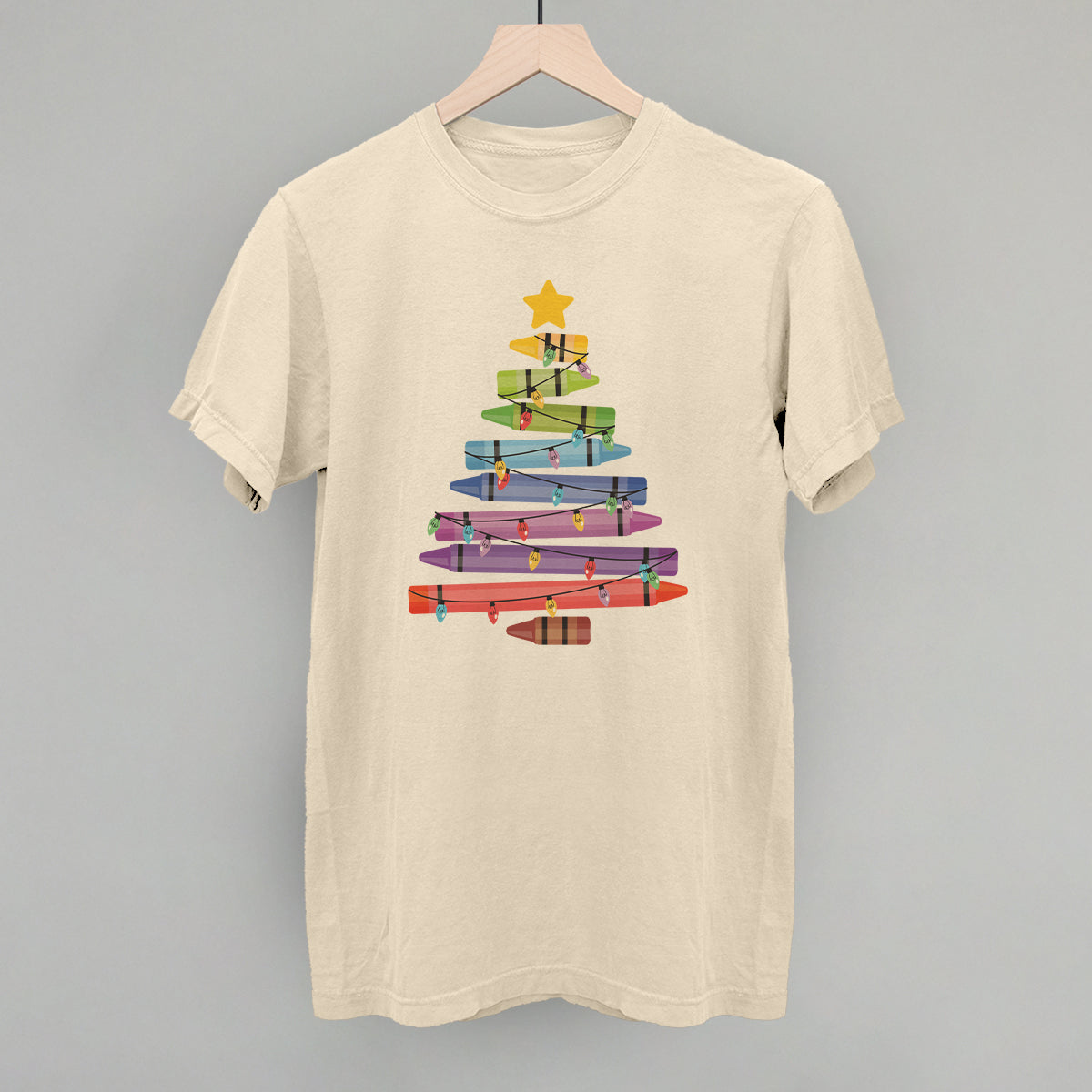 Crayon Christmas Tree Ivy + Cloth