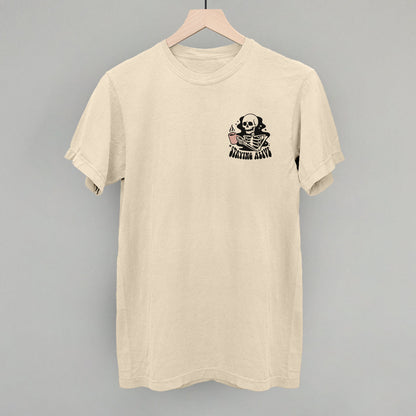 Staying Alive Coffee Skeleton (Left Chest) Ivy + Cloth