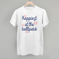 Happiest At The Ballpark Navy Script Ivy + Cloth
