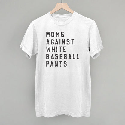 Moms Against White Baseball Pants Ivy + Cloth