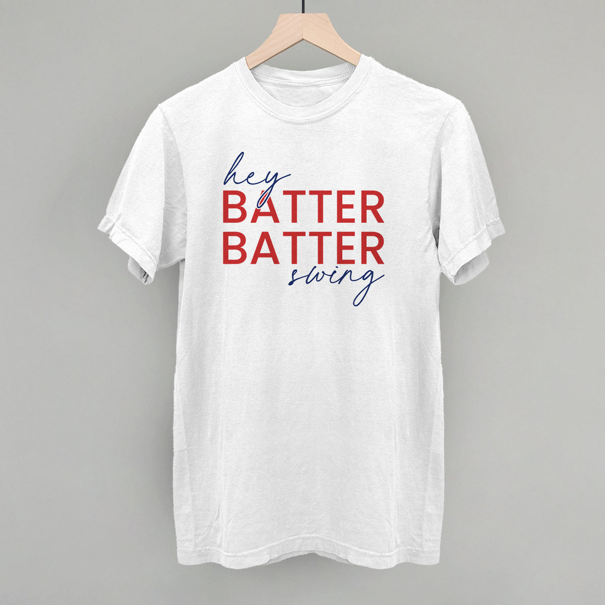 Hey Batter Batter Swing (Red + Navy) Ivy + Cloth
