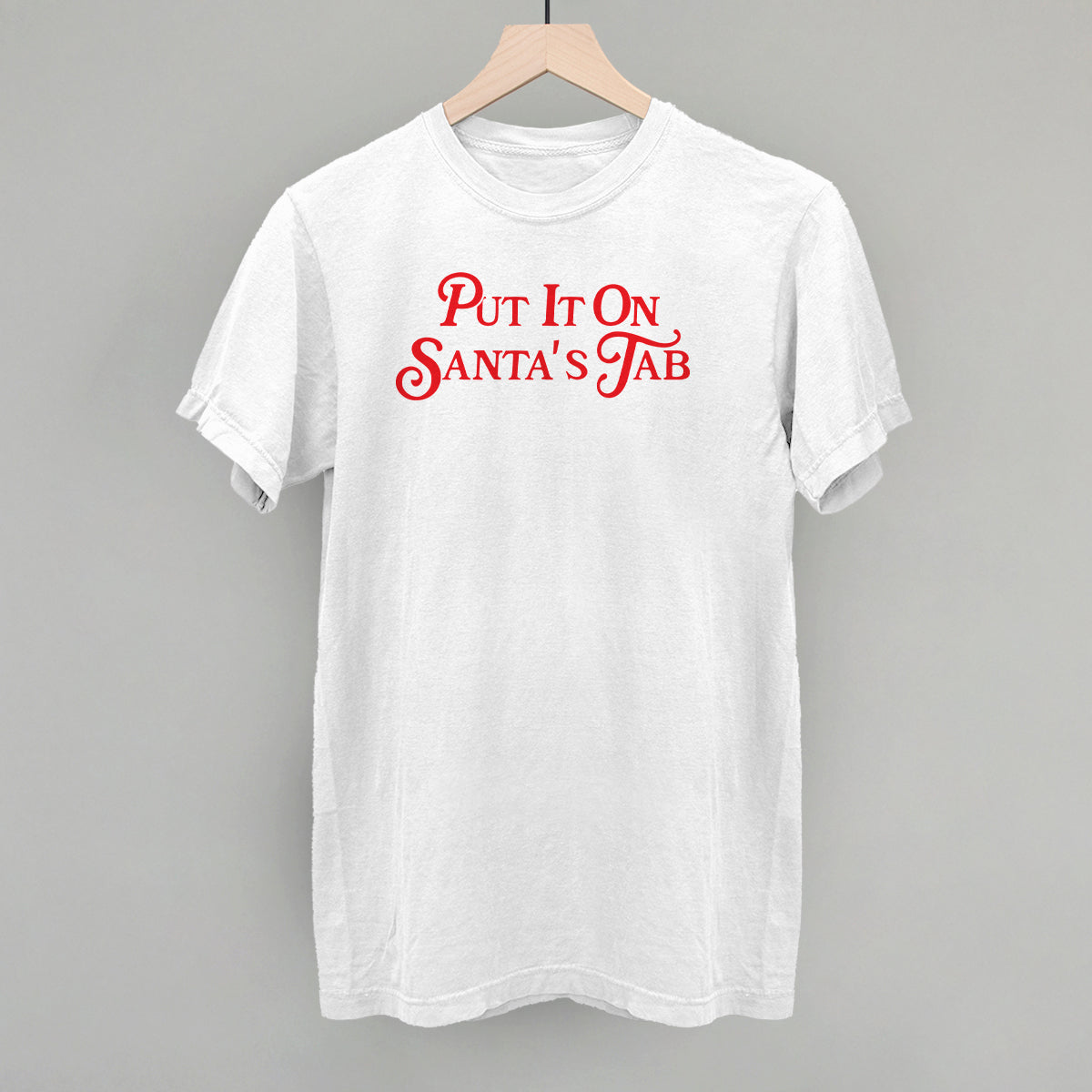 Put It On Santa's Tab (Red) Ivy + Cloth