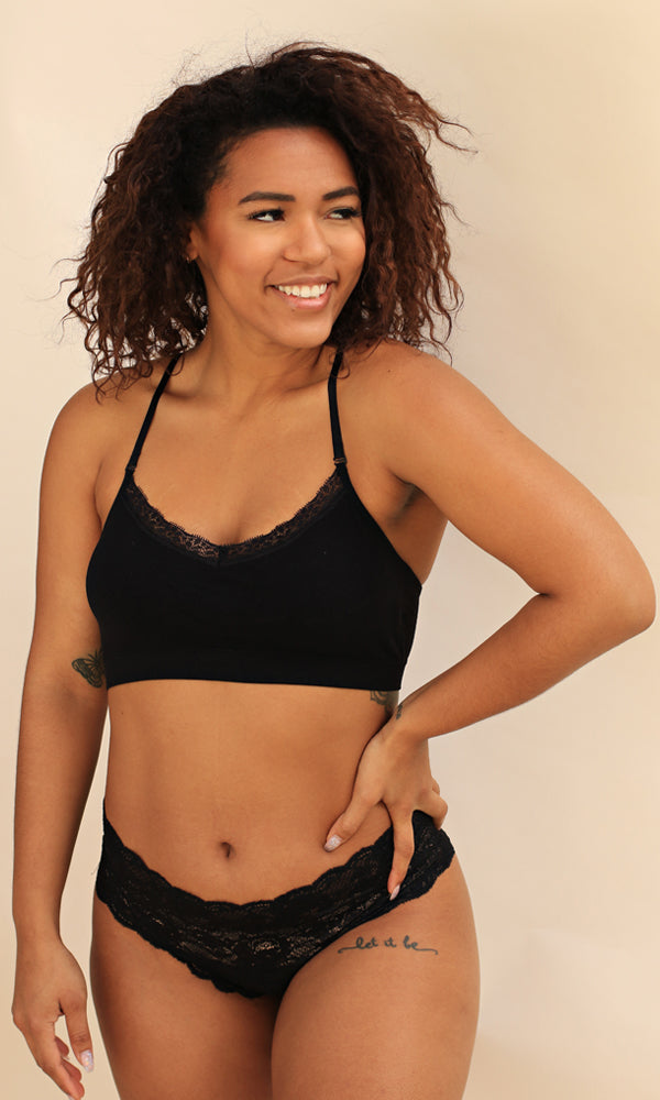 Lace Edge Bralette Boob-eez