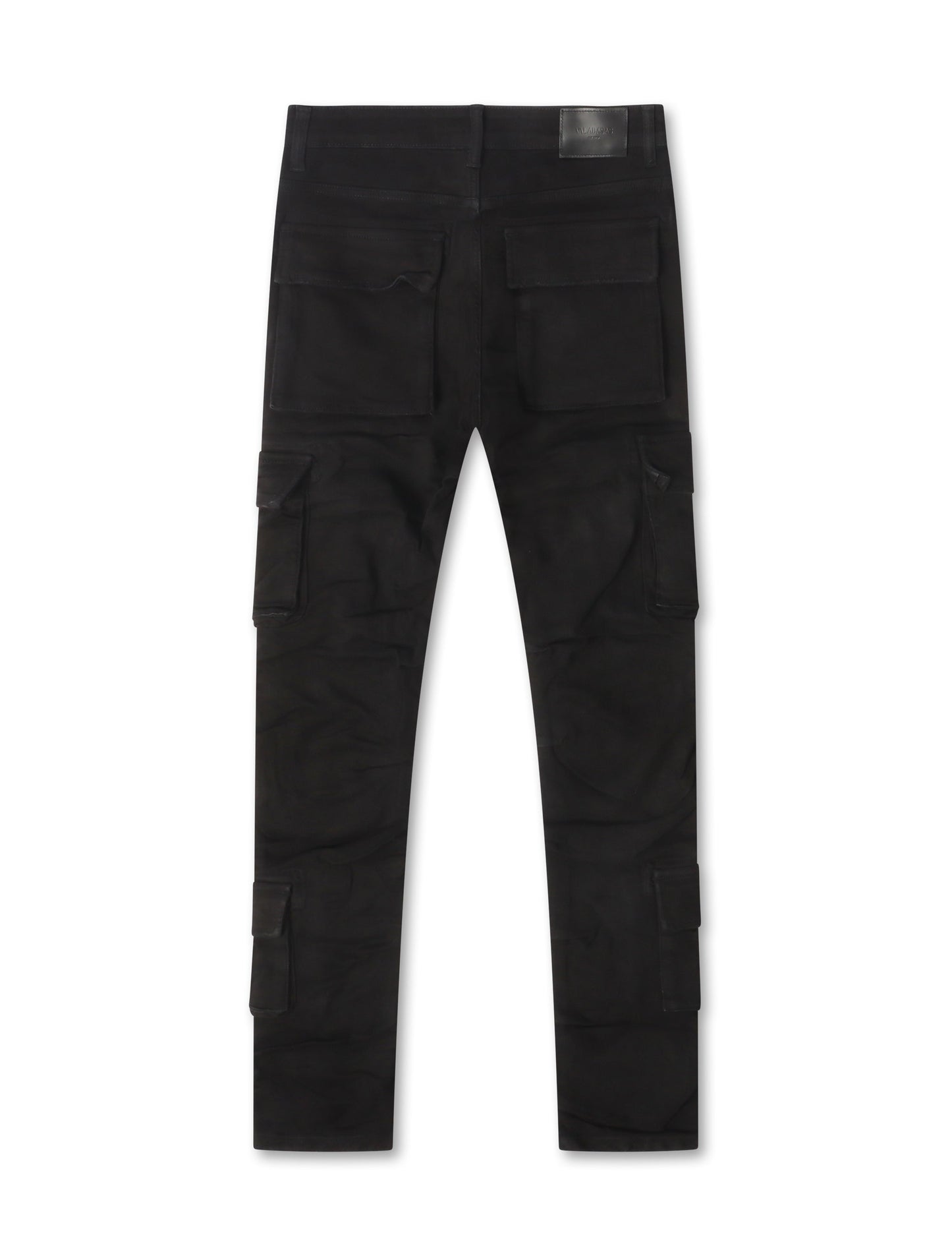 Valabasas Laddered Congo Skinny Jeans - Black Denim Exchange