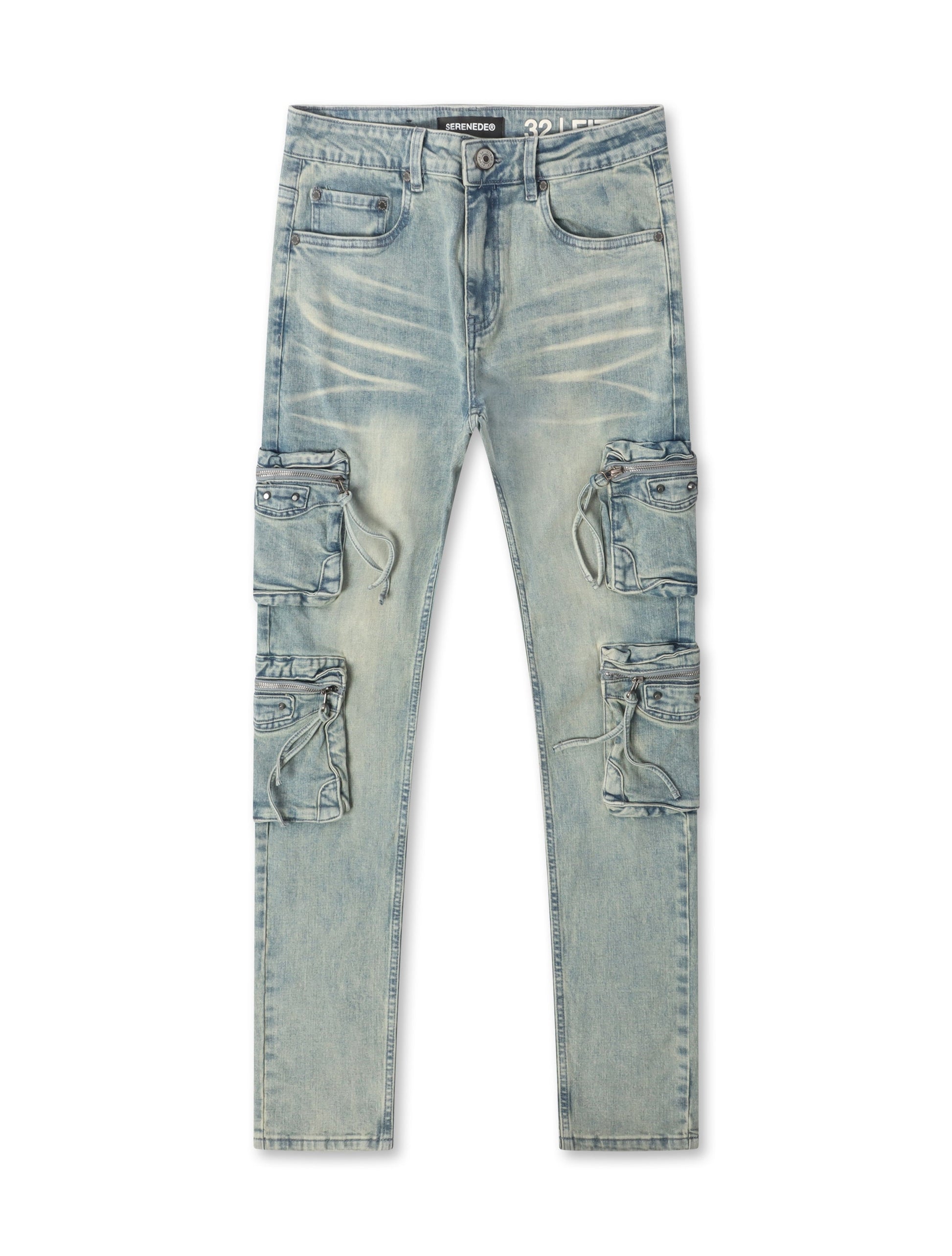 Serenede "Genesys" Cargo Skinny Jeans - Earth Denim Exchange