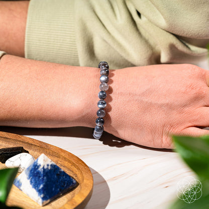 The Empath’s Cord Cutter – Black Moonstone Bracelet Conscious Items