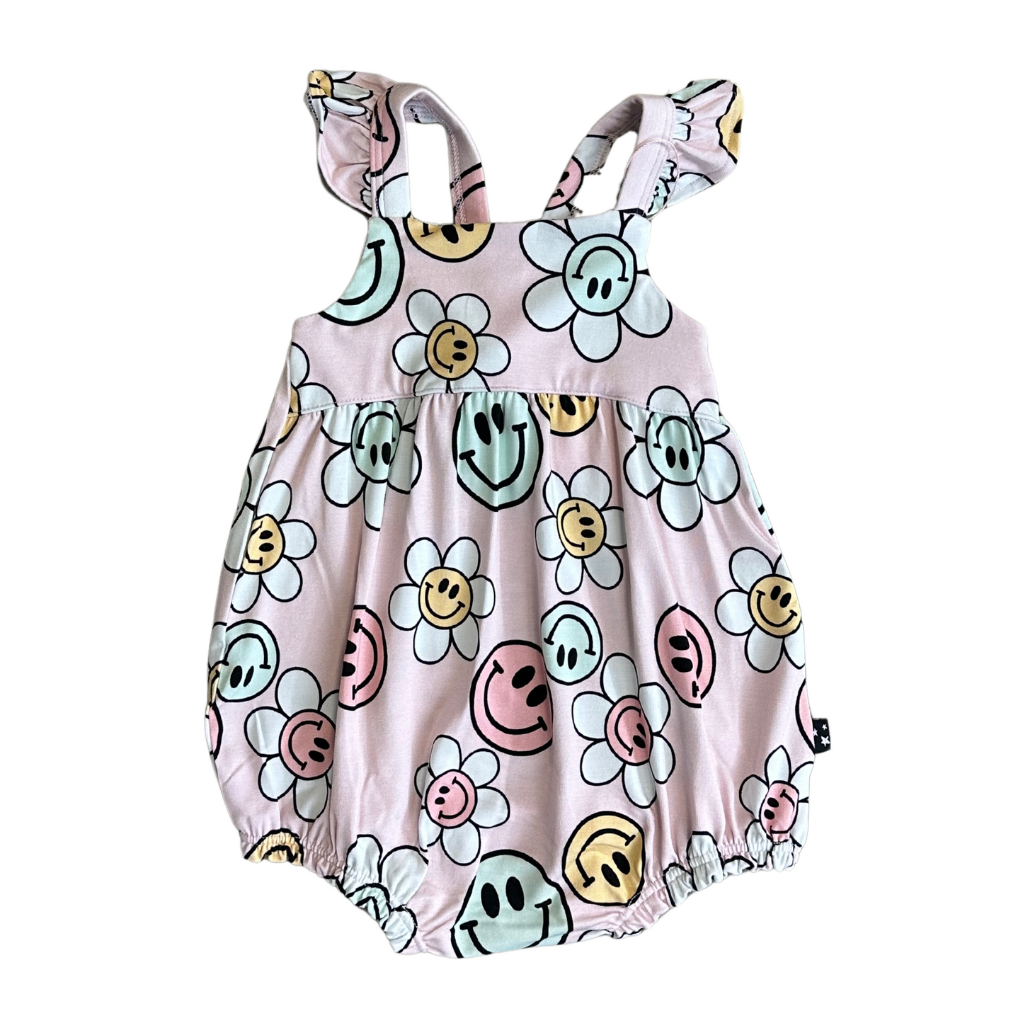 Juliet - Bubble Romper Blush Lotus