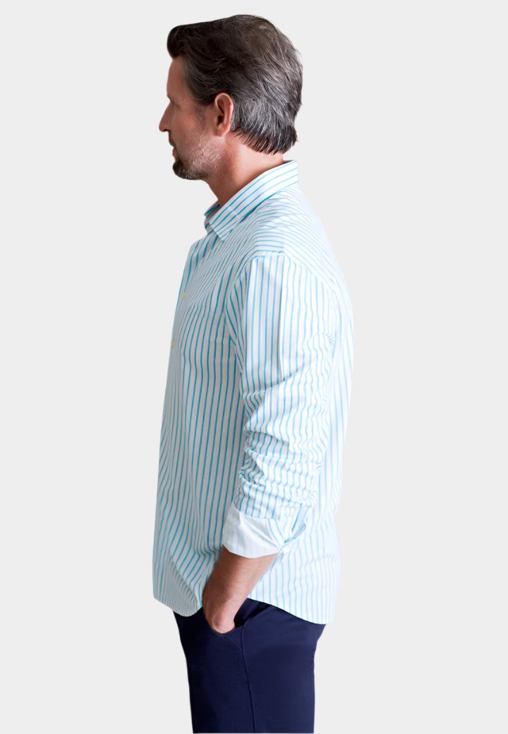 Corsica Stripe Long Sleeve Tech Shirt Buki