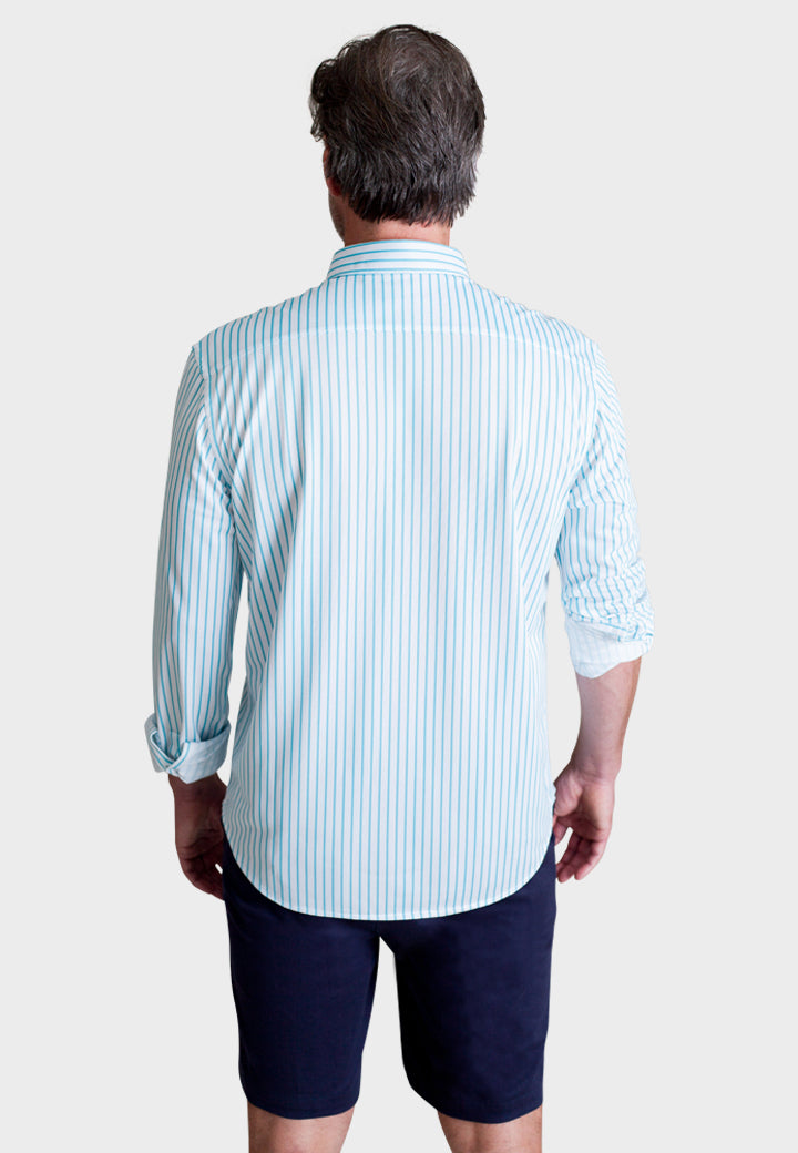 Corsica Stripe Long Sleeve Tech Shirt Buki