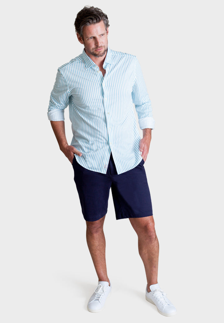 Corsica Stripe Long Sleeve Tech Shirt Buki