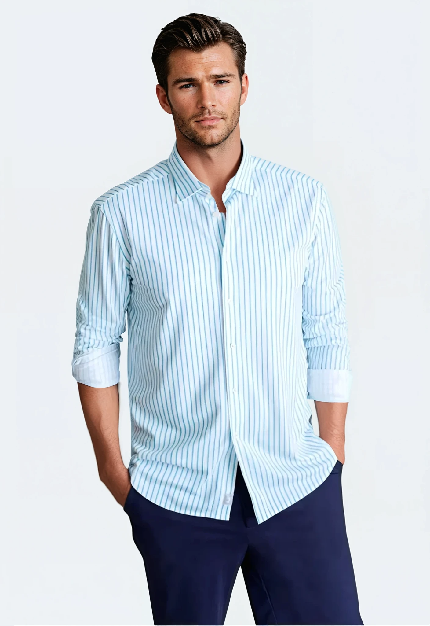 Corsica Stripe Long Sleeve Tech Shirt Buki