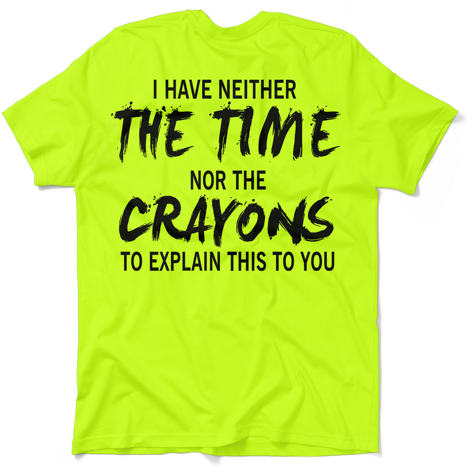 Crayons - Safety Yellow T-Shirt Armed American Supply