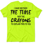 Crayons - Safety Yellow T-Shirt Armed American Supply