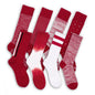 Crimson / White Mixed Socks 8 Pack DeadSoxy