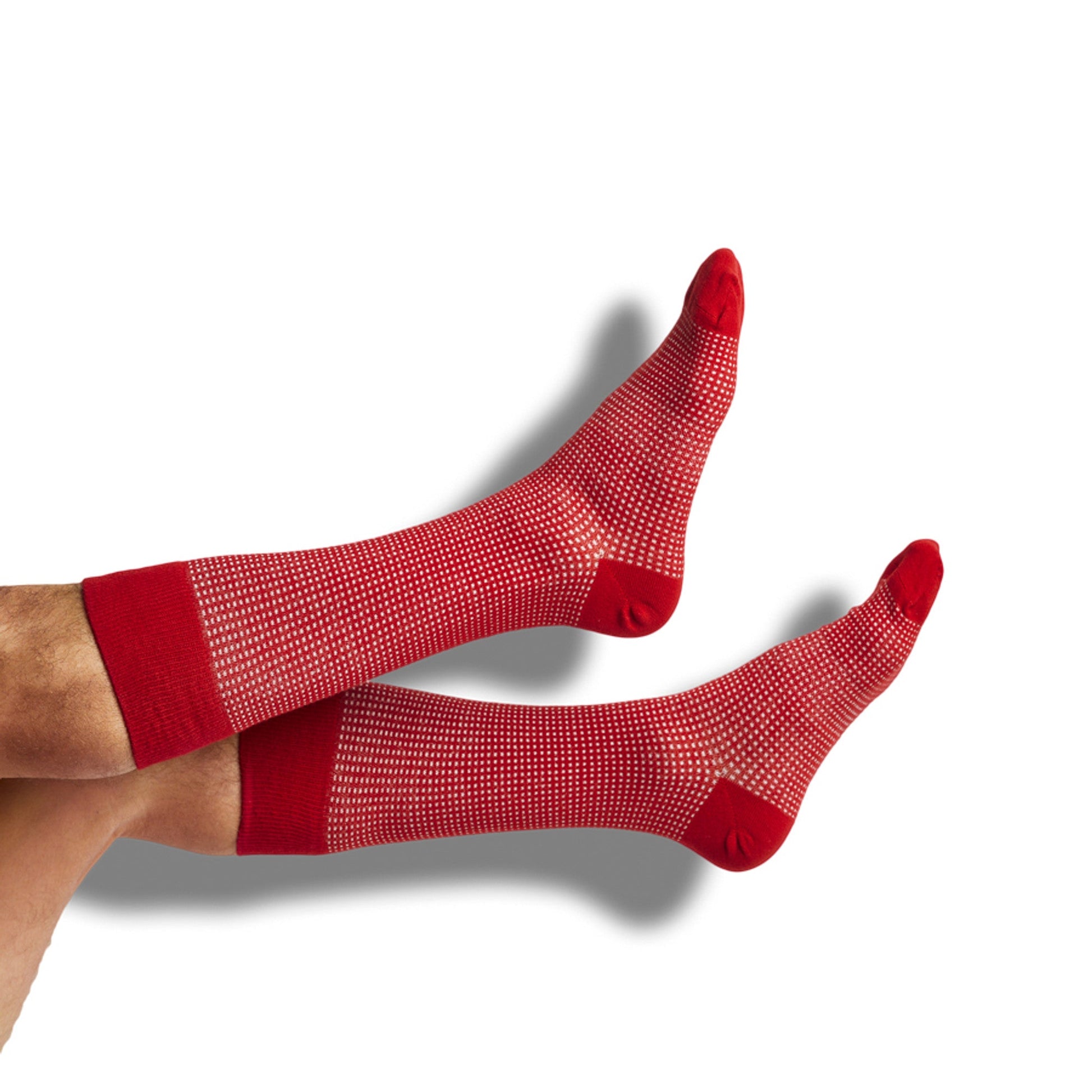 Crimson / White Dress Socks 4-Pack DeadSoxy