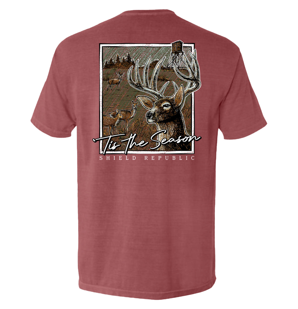 Tis the Season Deer Shield Republic