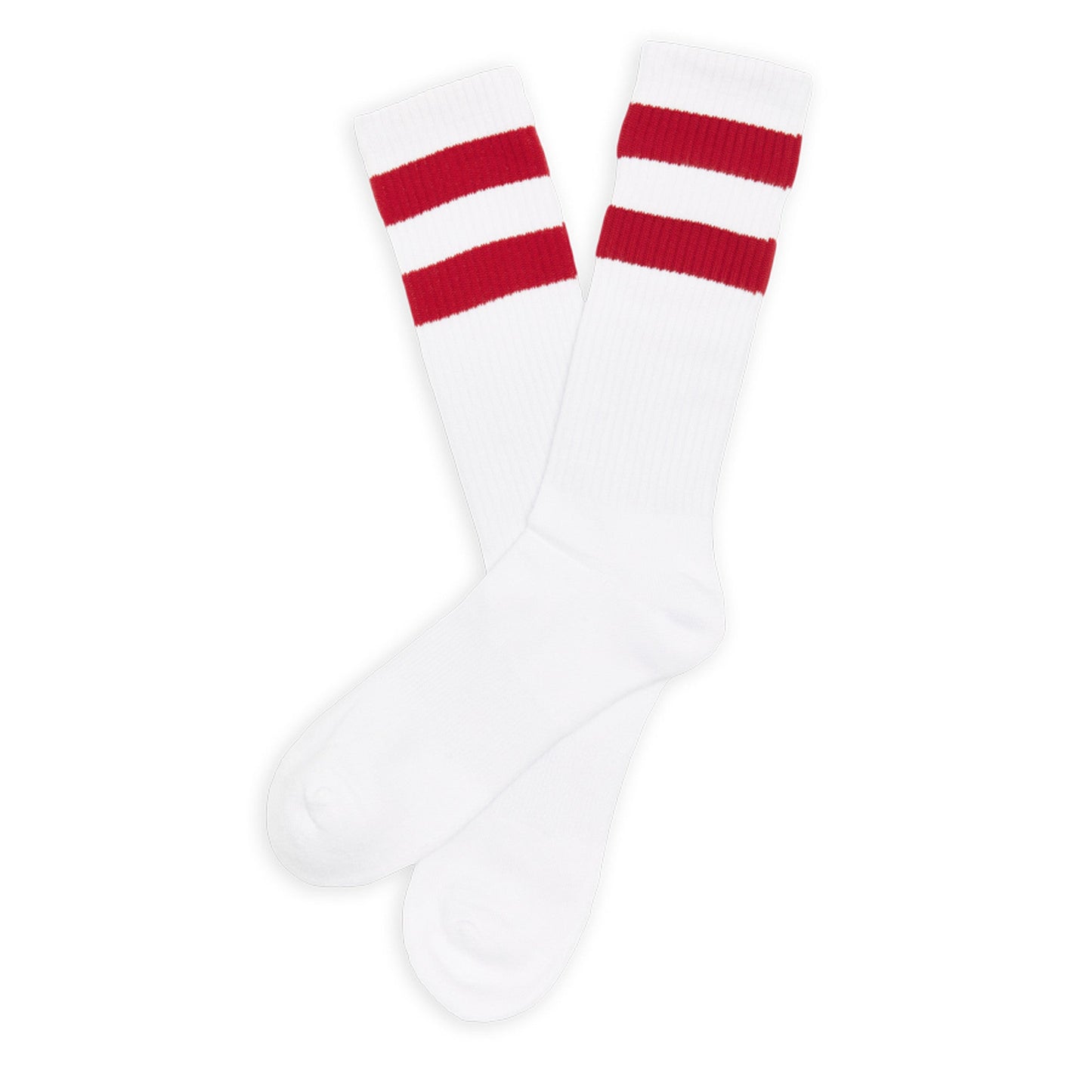 Crimson Retro Casual Crew Socks DeadSoxy