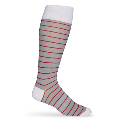 Crimson - Wide Stripe Socks DeadSoxy